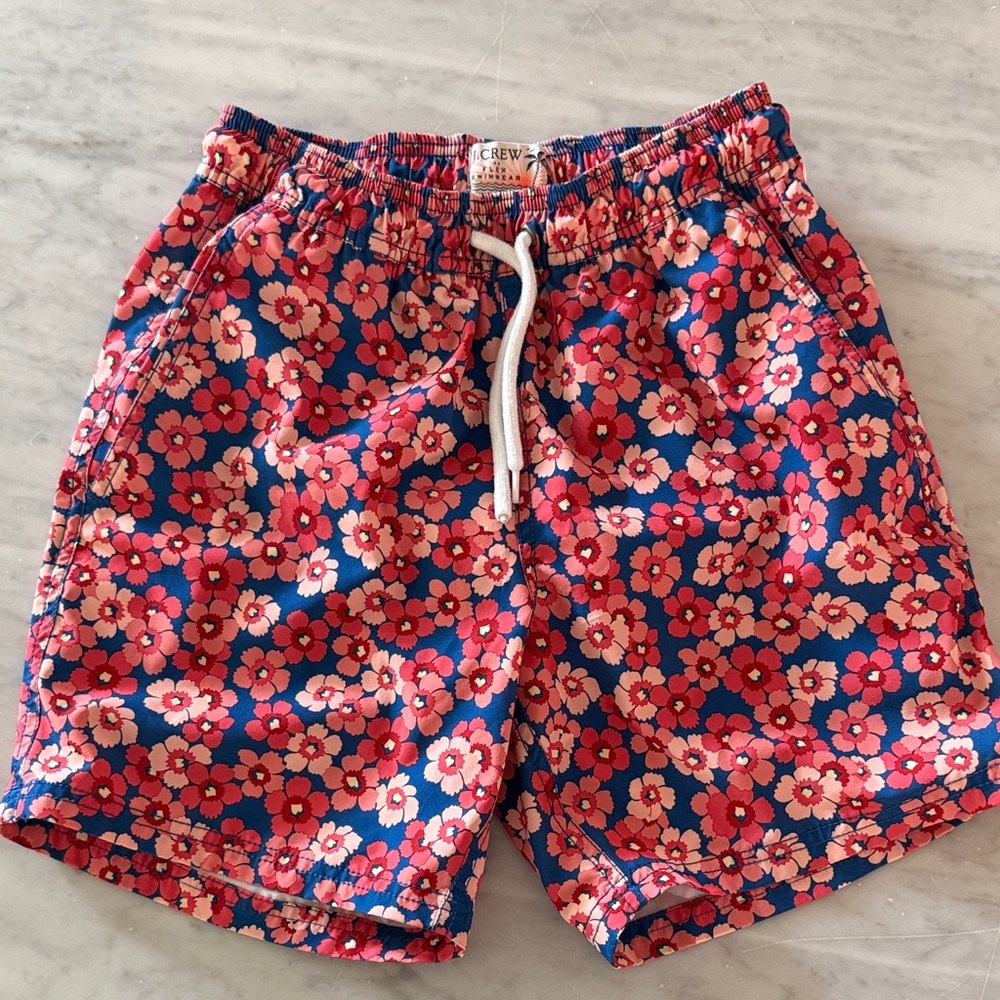 Men’s XS JCrew swim trunks EUC